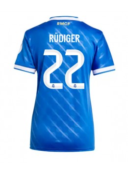 Billige Real Madrid Antonio Rudiger #22 Tredjedrakt Dame 2025-26 Kortermet